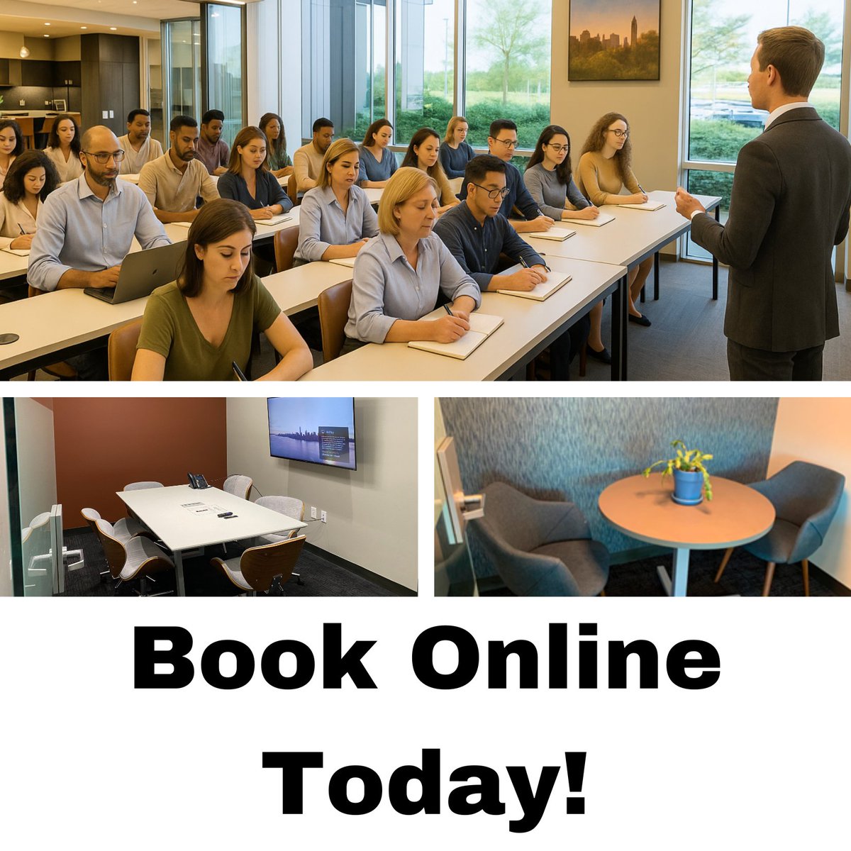 Whether it’s a 1-on-1 or a 30-person team meeting, our 7 fully equipped meeting rooms are designed to fit your needs. With a professional atmosphere, and even a Zoom Room feature, Workuity Chandler is the perfect place to collaborate and impress your clients.