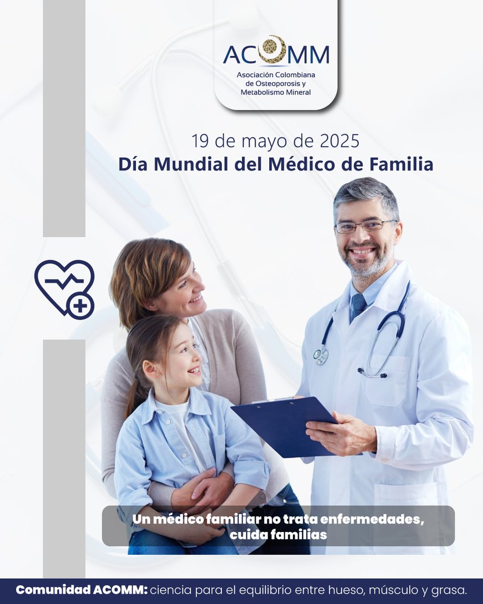 ACOMM se une a la celebración del Día Mundial del Médico de Familia con beneficios especiales para estos especialistas en el Curso de Densitometría Básica.
Escríbenos por WhatsApp:  wa.link/pmlzat y te daremos toda la información.

#ACOMM #educación #Curso #Densitometría