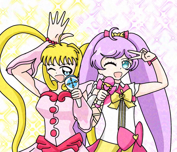 #プリパラ #ぴちぴちピッチFA ぴちぴちボイスと プリズムボイスで 一緒にライブスタート! かしこまっ!