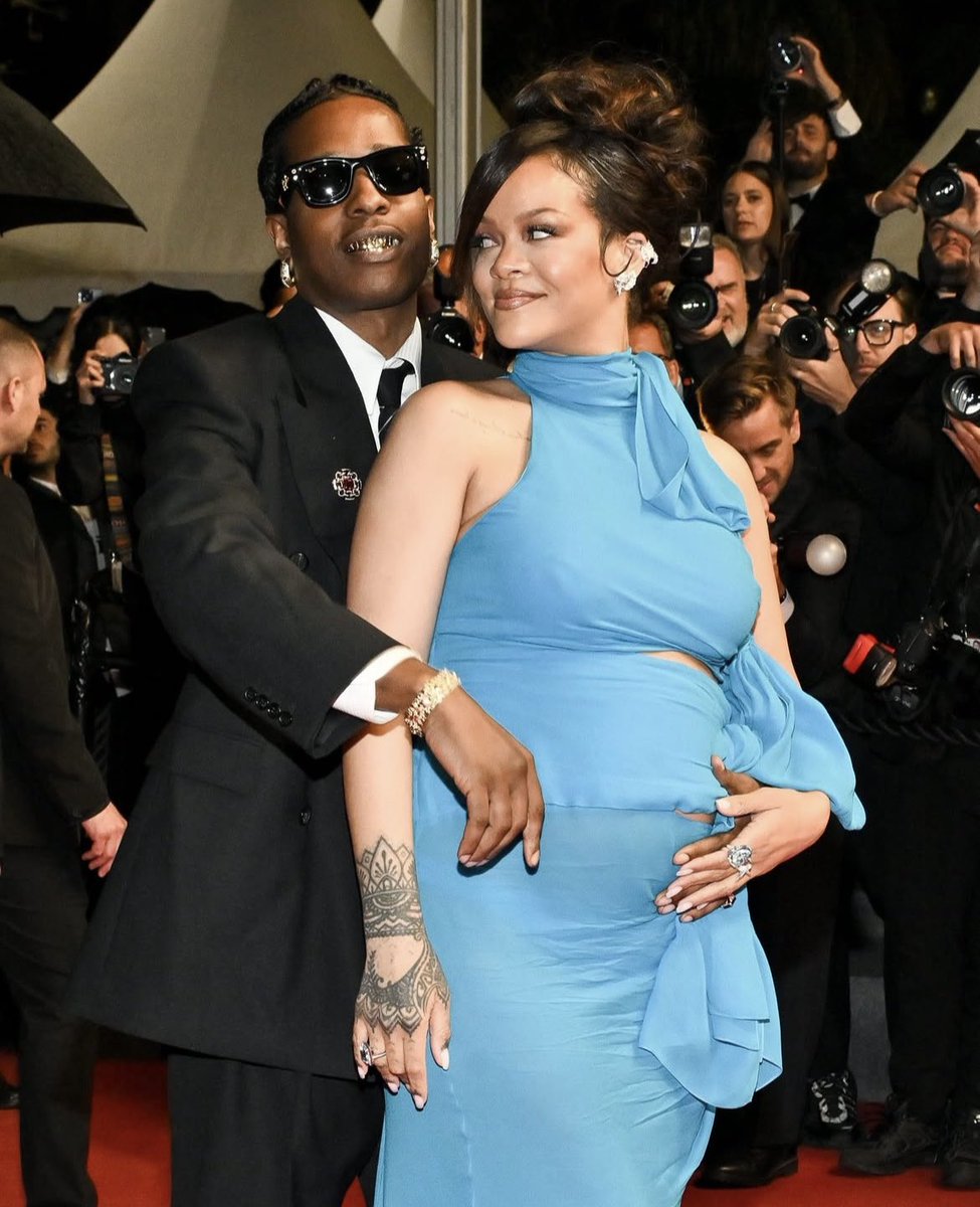 Rihanna &amp; A$AP Rocky at the Cannes Film Festival. 🔥

Photos by Getty Images 📸