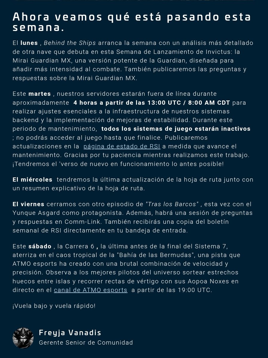 #StarCitizen Esta semana en Star Citizen 19/05/2025
robertsspaceindustries.com/en/comm-link/t…
