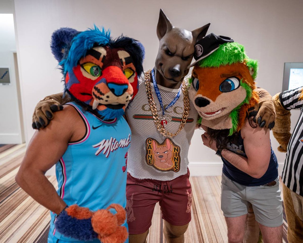 Caine Nines (@cainenines) on Twitter photo Squad goals achieved!
With <a href="/myami_myeow/">๐๐๐บ๐๐ ๐ฆ</a> and <a href="/OlivearOtter/">Olivear ๐ FC, FWA</a> at <a href="/FurryWeekend/">Furry Weekend Atlanta | May 7-10, 2026</a>
#furry #fursuit #puppy #dog #xolo #cat #kitty #lion #fwa #otter #FWA25 Squad goals achieved!
With <a href="/myami_myeow/">๐๐๐บ๐๐ ๐ฆ</a> and <a href="/OlivearOtter/">Olivear ๐ FC, FWA</a> at <a href="/FurryWeekend/">Furry Weekend Atlanta | May 7-10, 2026</a>
#furry #fursuit #puppy #dog #xolo #cat #kitty #lion #fwa #otter #FWA25