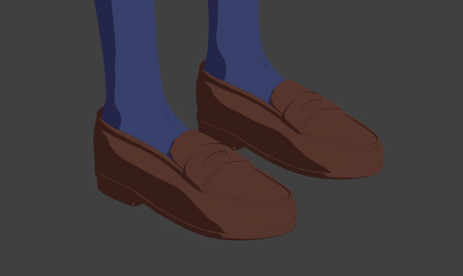 omutako_3's tweet photo. ローファー作ったよ https://t.co/M2bfQoDRlV