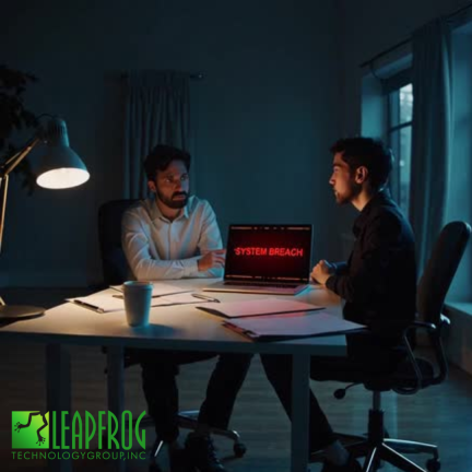 leapfrogtech's tweet photo. Hard truth: Most businesses ignore IT &amp; cybersecurity—until it's too late.    Ransomware. Data loss. Downtime.    Still using free antivirus? This is your warning.    👉 Avoid these costly mistakes:    https://t.co/ZbS3lGrAkh    #CyberSecurity #SmallBusiness #ITsecurity https://t.co/o4xBxp10q0