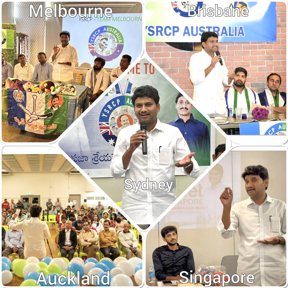 Sambasiva Reddy Aluru (@alurusamba) on Twitter photo *Gratitude Beyond Borders!*
*From Sydney to Singapore – A Journey of Trust, Truth, and Togetherness!!*
As I conclude the first leg of our <a href="/YSRCParty/">YSR Congress Party</a> YSRCP Global Connect Tour across five vibrant cities — Sydney, Melbourne, Brisbane, Auckland, and Singapore — my heart is filled *Gratitude Beyond Borders!*
*From Sydney to Singapore – A Journey of Trust, Truth, and Togetherness!!*
As I conclude the first leg of our <a href="/YSRCParty/">YSR Congress Party</a> YSRCP Global Connect Tour across five vibrant cities — Sydney, Melbourne, Brisbane, Auckland, and Singapore — my heart is filled