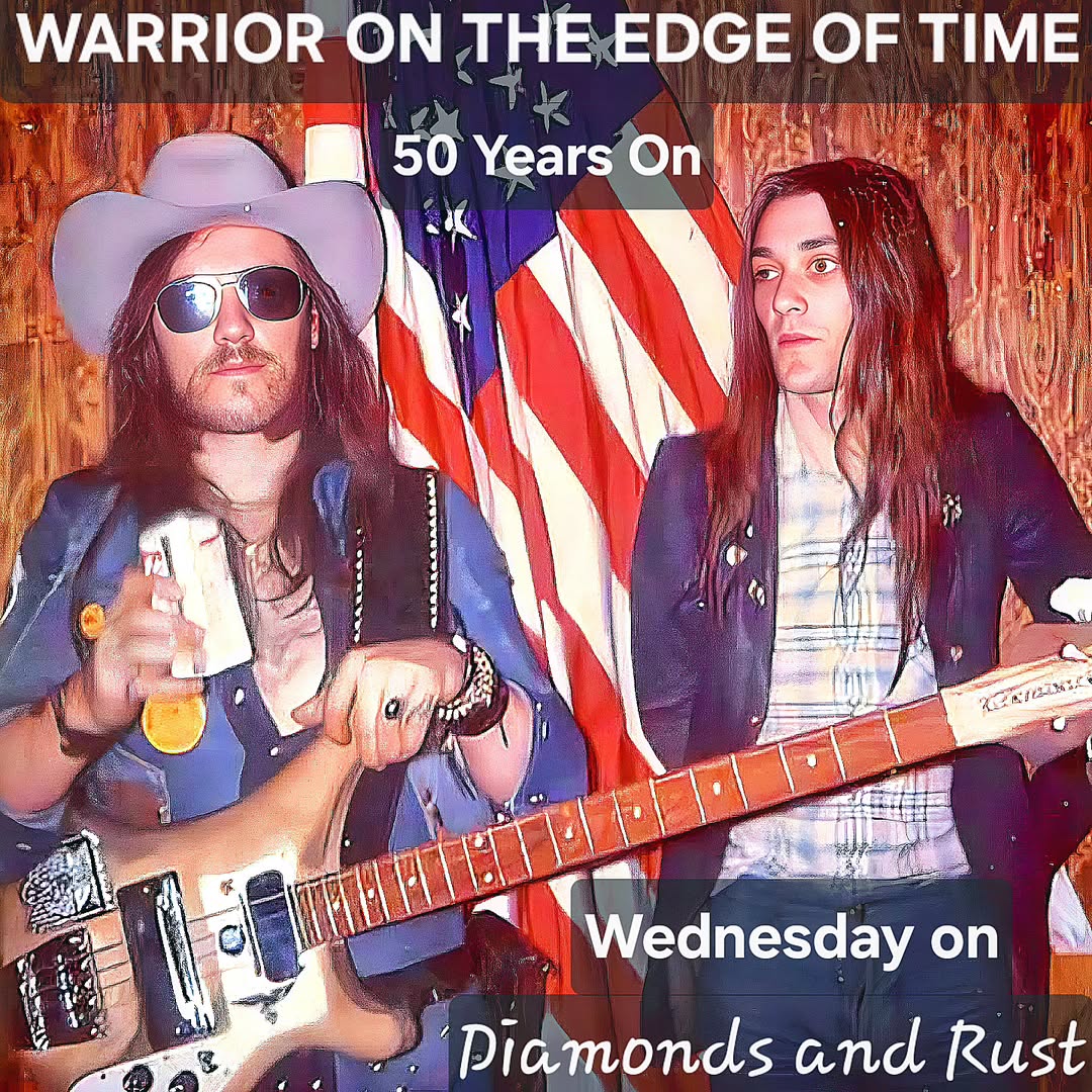 Wednesday's radio show:
Warrior on the Edge of Time

DJ Flower Power (age 11) + Dr. Rock (ancient wizard) spin Hawkwind's classic 1975 LP on original vinyl

Space rock w/ Lemmy, Nik Turner, Michael Moorcock + more

Wed 6 pm CDT
WIIT 88.9 FM Chicago

Stream
radio.garden/listen/wiit-fm…