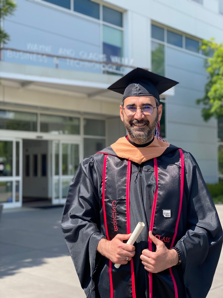 🎓 Thrilled to share that I’ve officially completed my Master’s degree from Cal State East Bay!

It’s been a rewarding return to academia — a chance to dive deeper into applied data science, distributed systems, and machine learning.

On to what’s next. 🚀