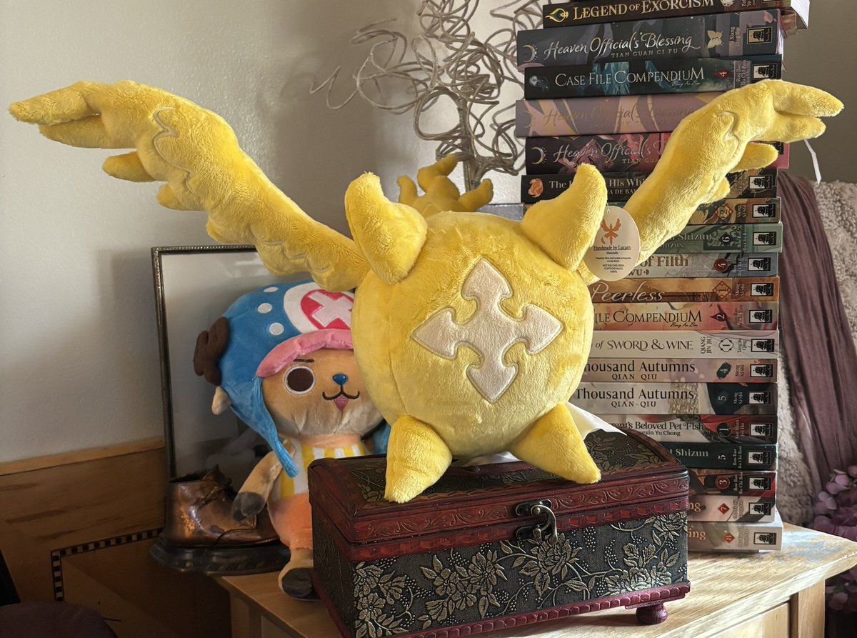 YaoiMom22's tweet photo. My Mother’s Day gift from my son! He knows his mom well lol Look at this AMAZING and ADORABLE #Timcanpy made by @LucarnAnderson!! I couldn’t love it more! #dgrayman https://t.co/iMzYhrcwNz