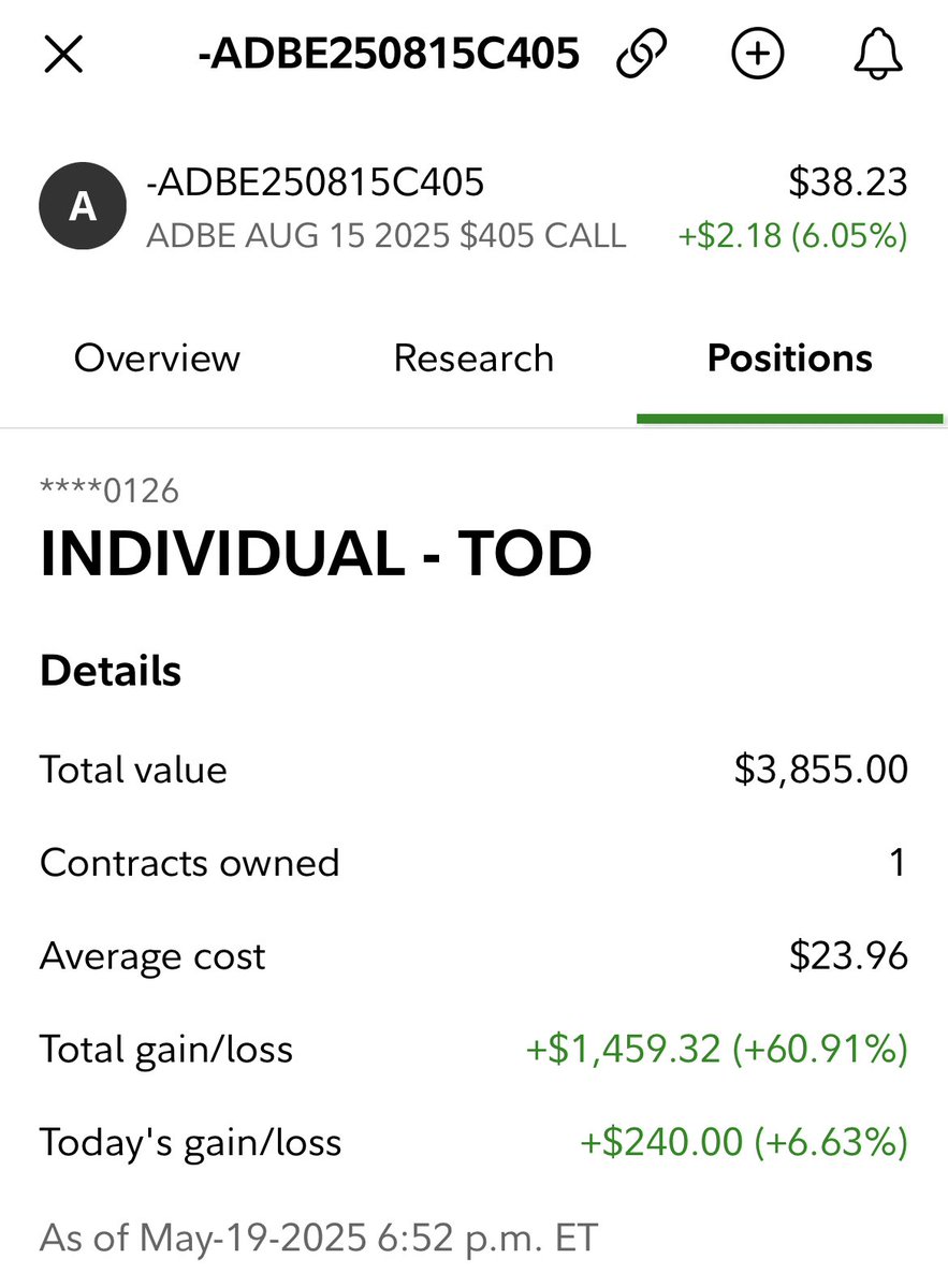 kryspywashere's tweet image. What’s the move on $ADBE tomorrow? This Theta is WACK rn 😭
$spy $qqq $tsla $aapl $btc $nvda