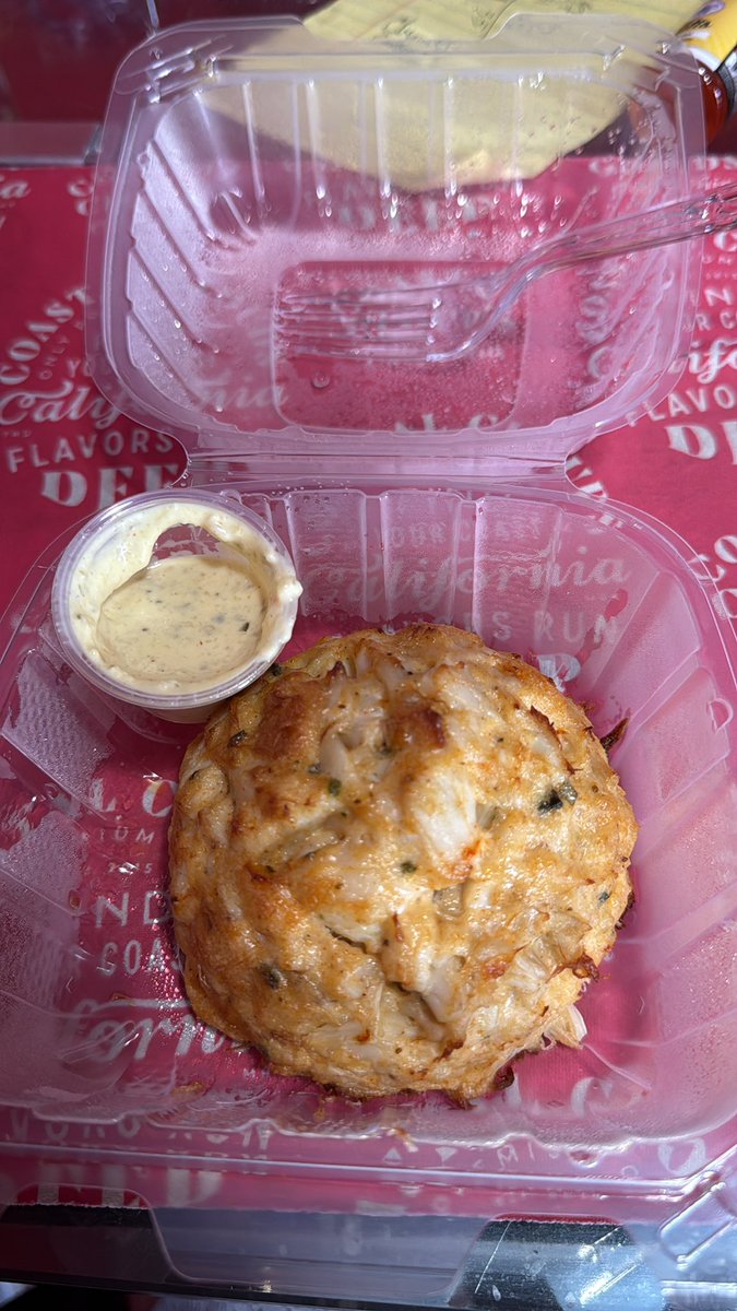 When having a rough day, do what I do, and eat your heart out 😂..and tartar goes on crab cakes not cocktail