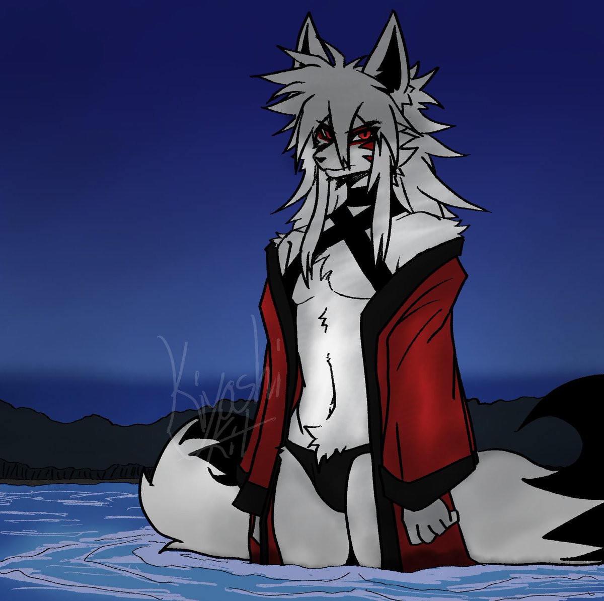 In the Lake
(testing new brush)
#furryart #furryartist