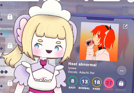 It's getting hot in here! Playing Project Sekai now with my new model + pc setup!! ~ twitch.tv/ferret_maid