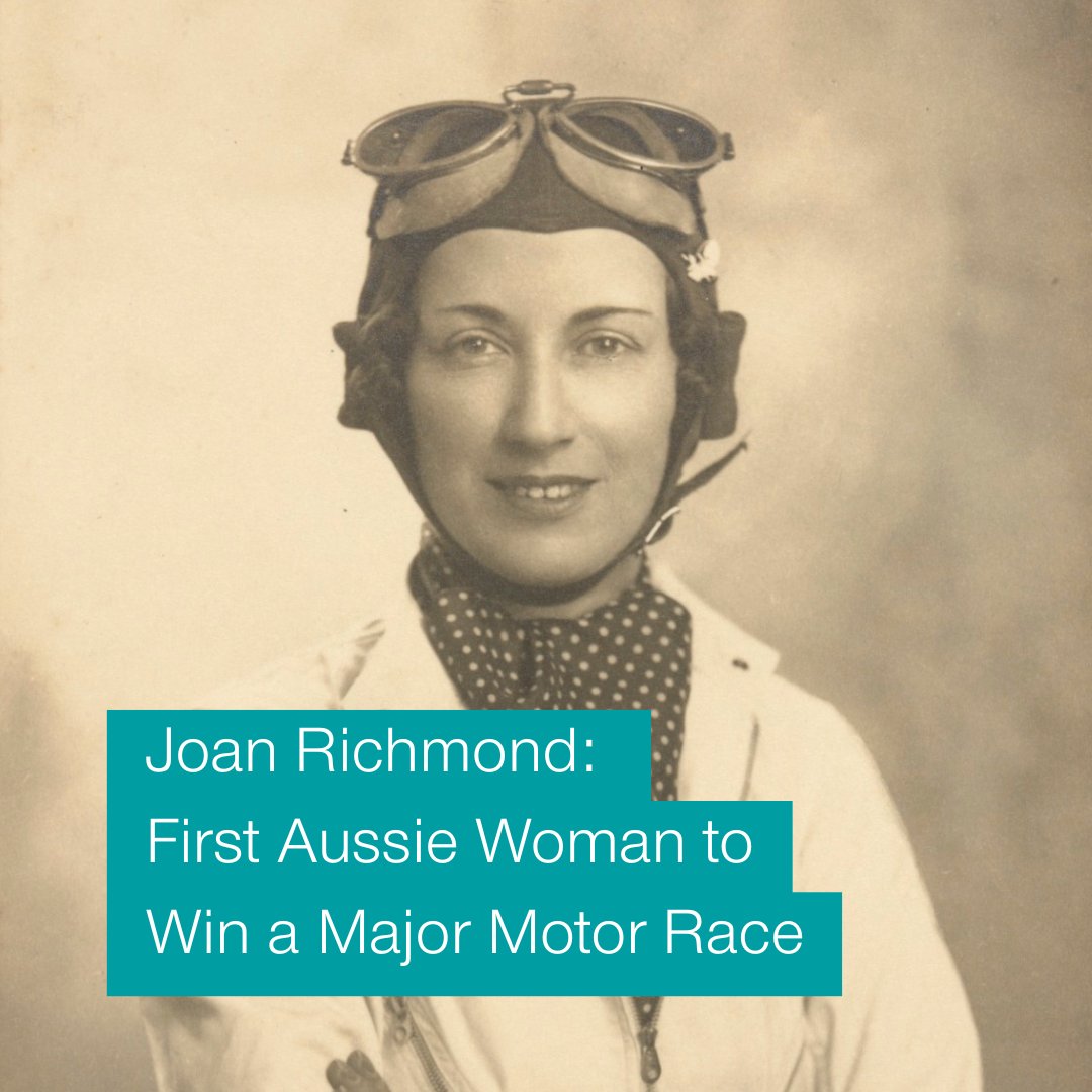 Joan Richmond was the first Aussie woman to win a major motor–racing title 🏎️  

In 1932, she and her racing partner Elsie Wisdom made history when they took first place in the Brooklands 1,000 Miles Race. 🥇

Zoom over to our website for more: nma.gov.au/explore/collec…