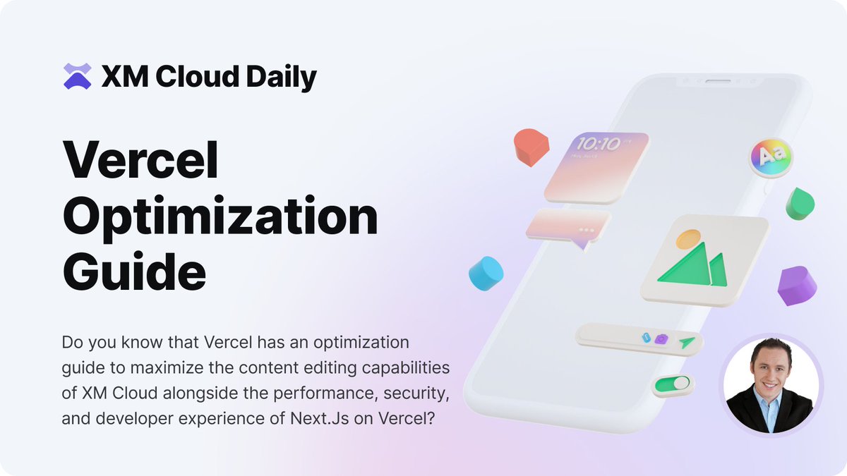 Did you know that <a href="/vercel/">Vercel</a> has an optimization guide that walks through how to maximize the content editing capabilities of <a href="/Sitecore/">Sitecore</a> #XMCloud alongside the performance, security, and developers' experience of #NextJs on #Vercel.

Here's the link: vercel.com/guides/how-to-…