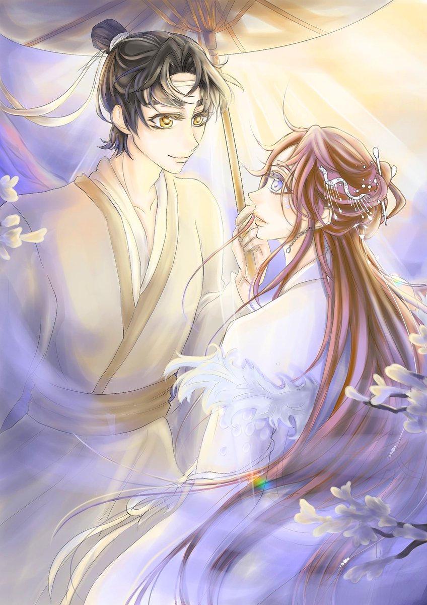 mafuyumek's tweet photo. 白蛇傳 doodle☔🐍 

#animeart https://t.co/XZ993PrvUc