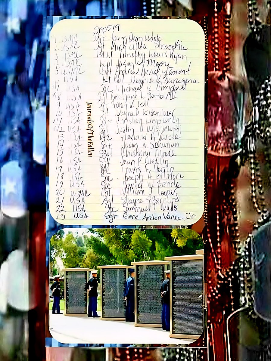 Patriots let us Honor the Fallen that gave their all on this day May 19th during the Global War On Terror . 
May they all Rest in Peace!
SemperFidelis,
ECasas 
#V1P46
#JOTF4436
#neverforgotten7050 #USA #USMC  #JournalsOfTheFallen43000
#TheNamesofTodaysFallen