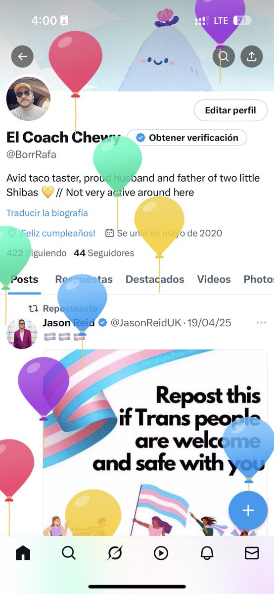 Jajaja que bonito ☺️ 
Hoy ha sido de los cumpleaños más íntimos, menos festejados y más bonitos que he tenido. ❤️