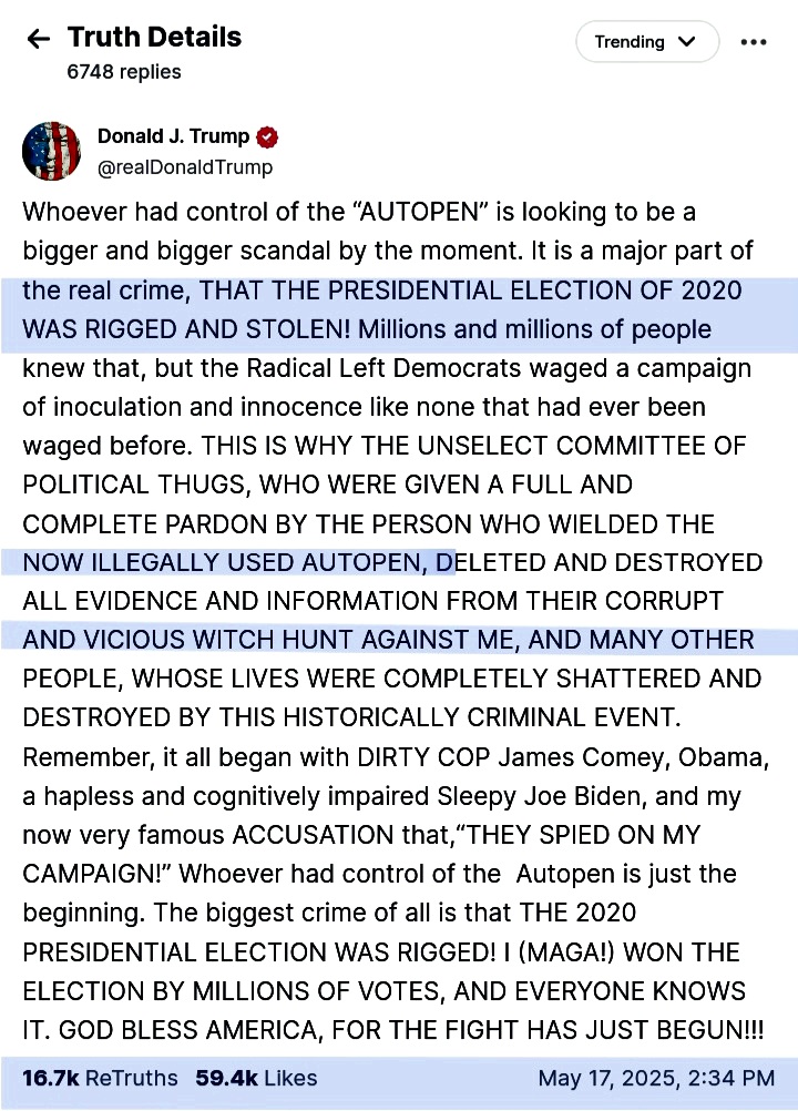 byte_p's tweet photo. Gestohlene Wahl, Spionage, 
Hexenjagd gegen mich, 
keiner hat für mich gesungen, 
Keiner hat mich lieb, 
alle korrupt, ... 

MIMIMI 
#DiaperDon 
#OldDon
#fckTrump https://t.co/A2Qoe3iPRk