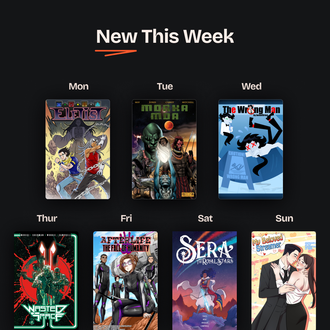 This week on GlobalComix, we have new arrivals from <a href="/thevaultcomics/">Vault Comics</a>, <a href="/strangercomics/">Stranger Comics / Niobe Kickstarter March 22</a>, <a href="/DarkHorseComics/">Dark Horse Comics</a>, <a href="/AWA_Studios/">AWA Studios</a>, and many more.

Do you have a new or updated series dropping this week? Share details and find links to read/add to your library in the 🧵 below!
