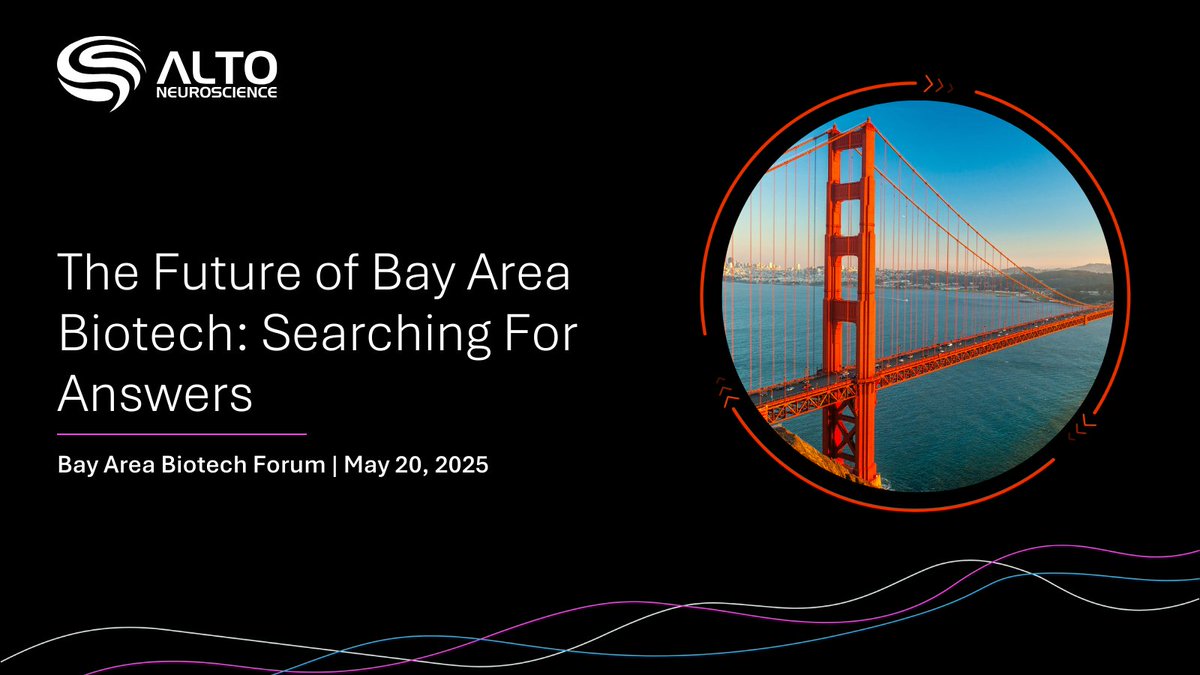 Alto Neuroscience (@altoneuro) on Twitter photo Today, our CEO, <a href="/AmitEtkin/">Amit Etkin</a>, will participate in a panel discussion moderated by <a href="/rleuty_biotech/">Ron Leuty</a> at the Bay Area Biotech Forum, presented by <a href="/SFBusinessTimes/">San Francisco Business Times</a>. Learn more about the event here: bizjournals.com/sanfrancisco/e⦠#SFBTbiotech Today, our CEO, <a href="/AmitEtkin/">Amit Etkin</a>, will participate in a panel discussion moderated by <a href="/rleuty_biotech/">Ron Leuty</a> at the Bay Area Biotech Forum, presented by <a href="/SFBusinessTimes/">San Francisco Business Times</a>. Learn more about the event here: bizjournals.com/sanfrancisco/e⦠#SFBTbiotech