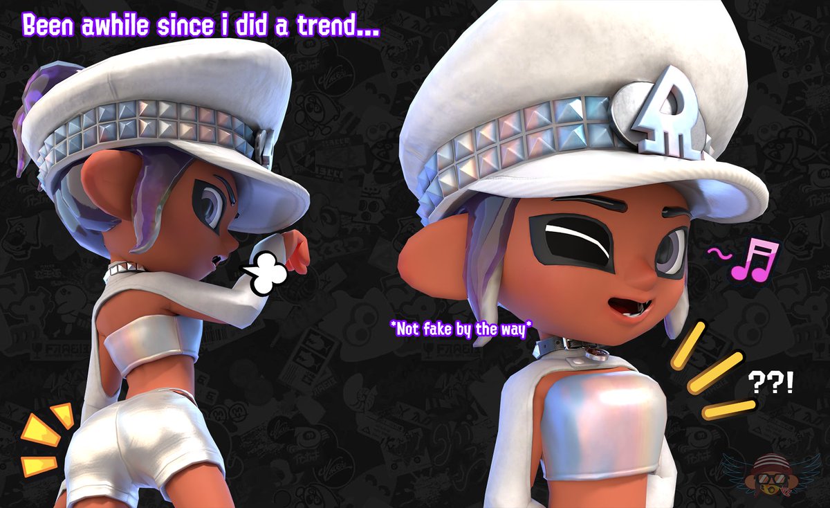 GeizCr's tweet image. He never thought he would be doing a trend again but here he is!😅 nothing out of the ordinary.
#splatoonart #Blender3D