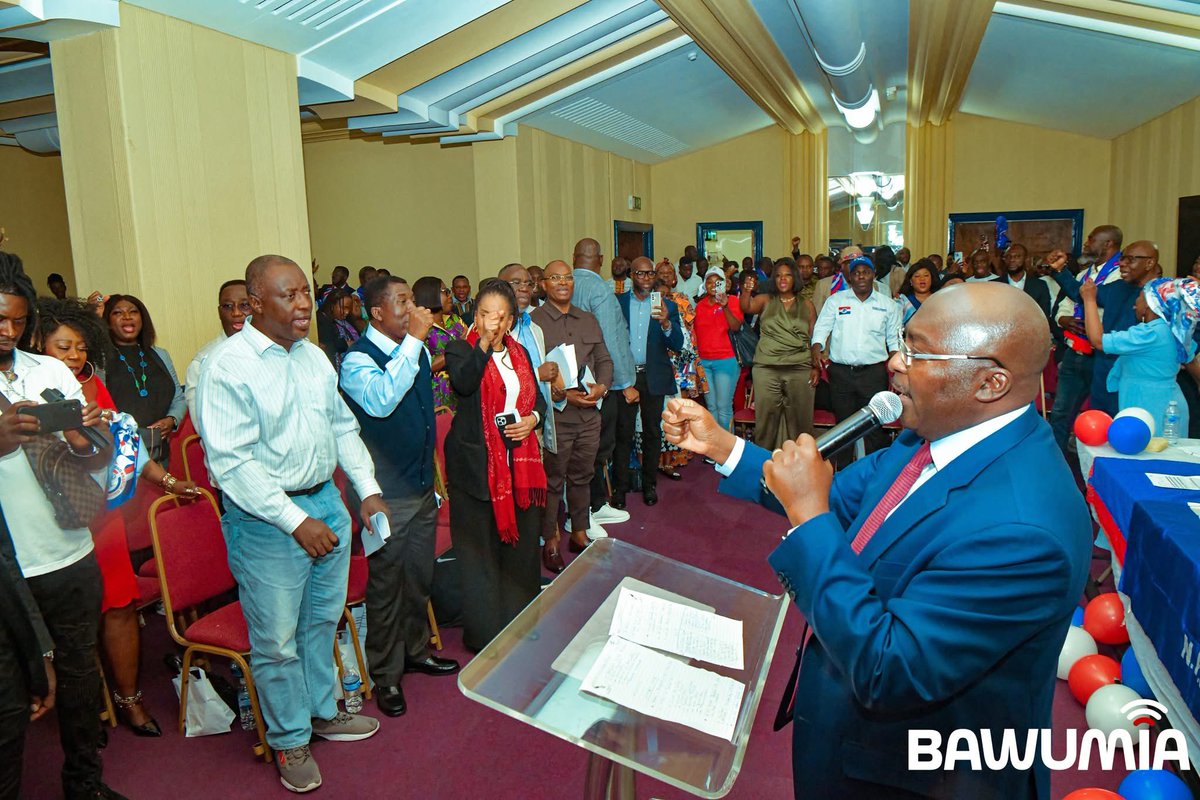 Former Vice President Dr. Mahamudu Bawumia Writes:

On the sidelines of my Europe trip for the 2025 IDU and Cambridge Africa Business Conferences, I made time to honour separate invitations to meet the NPP Belgium branch, the Young Executive Forum of the UK Party, and the Annual