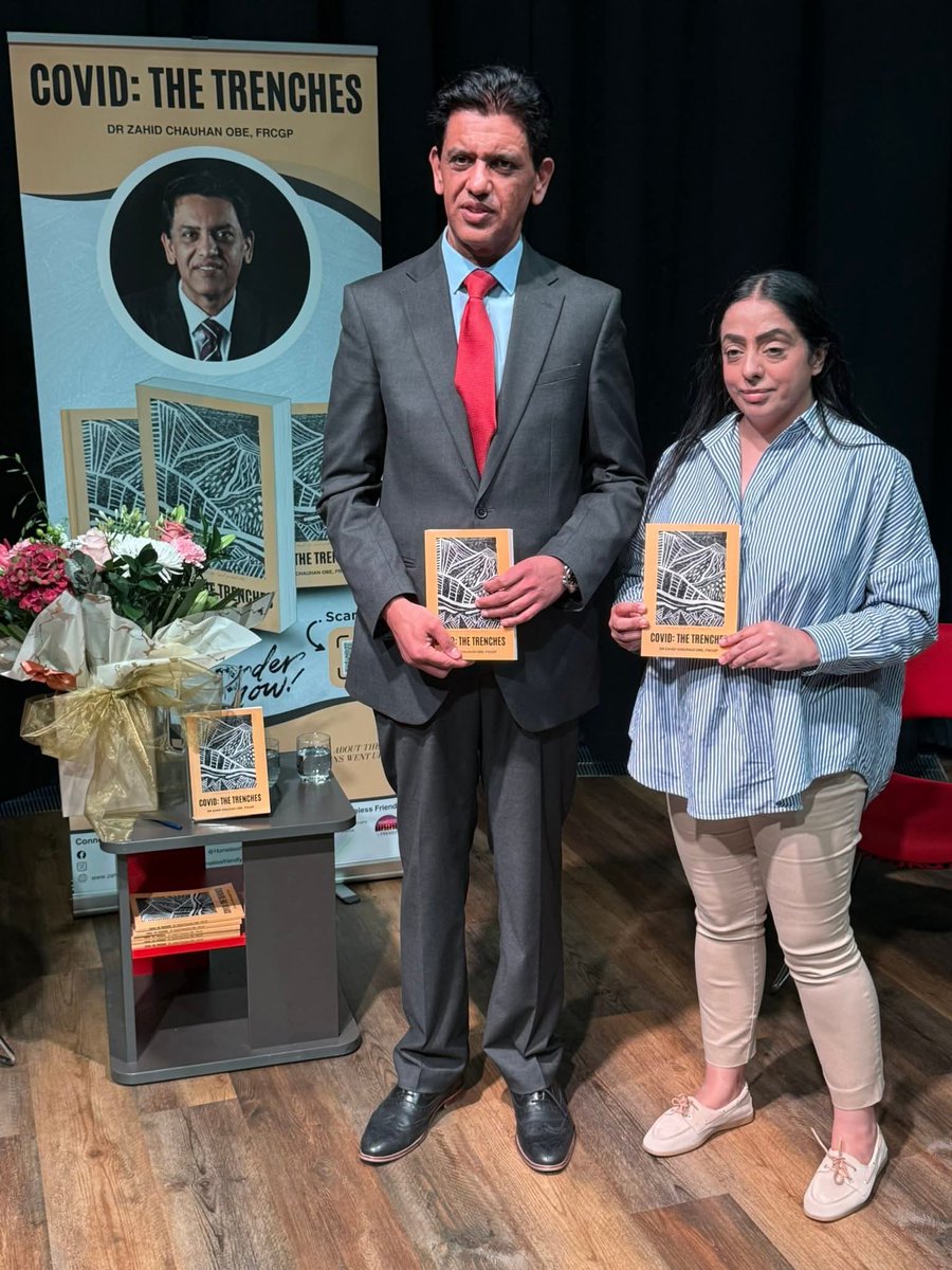 naseem aslam (@draslamnaseem) on Twitter photo Congratulations <a href="/ChauhanZahid/">Zahid Chauhan, OBE,FRCGP</a> on the successful launch of his book “COVID: The Trenches.”It is truly inspiring to see that the proceeds from his book will go towards supporting Homeless Friendly charity. As British Kashmiri Muslim his achievements remarkable.
#Covidthetrenches Congratulations <a href="/ChauhanZahid/">Zahid Chauhan, OBE,FRCGP</a> on the successful launch of his book “COVID: The Trenches.”It is truly inspiring to see that the proceeds from his book will go towards supporting Homeless Friendly charity. As British Kashmiri Muslim his achievements remarkable.
#Covidthetrenches