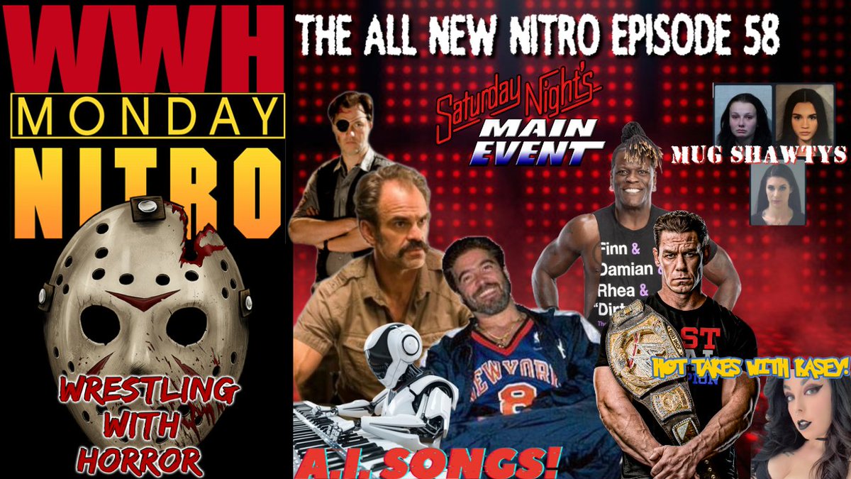 WWH Nitro | Kissing Saraya Russo's Mark List Hot Takes with Kasey Mug Sh... youtube.com/live/hOahPUExQ… via <a href="/YouTube/">YouTube</a> w/<a href="/AngelousDraven/">Angelous Draven - Welcome to The Rebellion</a> <a href="/forgotten1music/">CJP - Forgotten One Music</a> <a href="/InfinitaleComic/">Infinitale: Chronicles #2 | Now Funding on IGG!</a> <a href="/mon0tonyy/">mon0tony.</a> <a href="/Vinnieart/">Vinnie Tartamella Comic Book Creator!</a> 8:05 <a href="/BlinkyCaptain/">SLASHER McSPLITTER</a> <a href="/NWOSUPERFAN/">NWO SUPERFAN ADAM</a> <a href="/LastStandinWCBS/">nikuttam</a> <a href="/TheLasso0fTruth/">Trina | ReelHorror</a> <a href="/JettPennie/">Pennie 💥</a> <a href="/Lodonis/">Steve Mofo'n Walton</a>