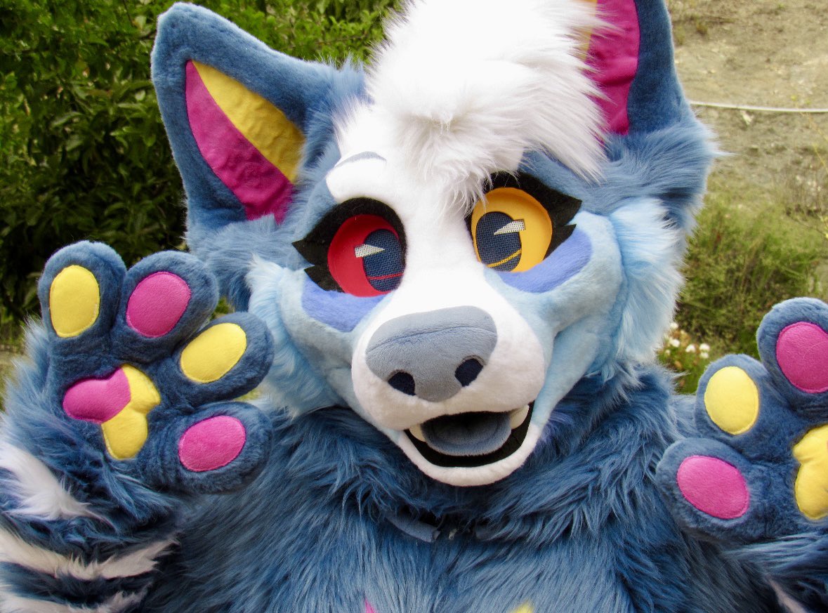 Haven’t posted on here in awhile, here’s some pics I recently got!!

#furry #furryfandom #fursuit #fursuiting