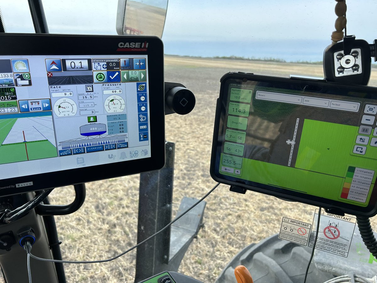 Park the drill and jump in the sprayer
