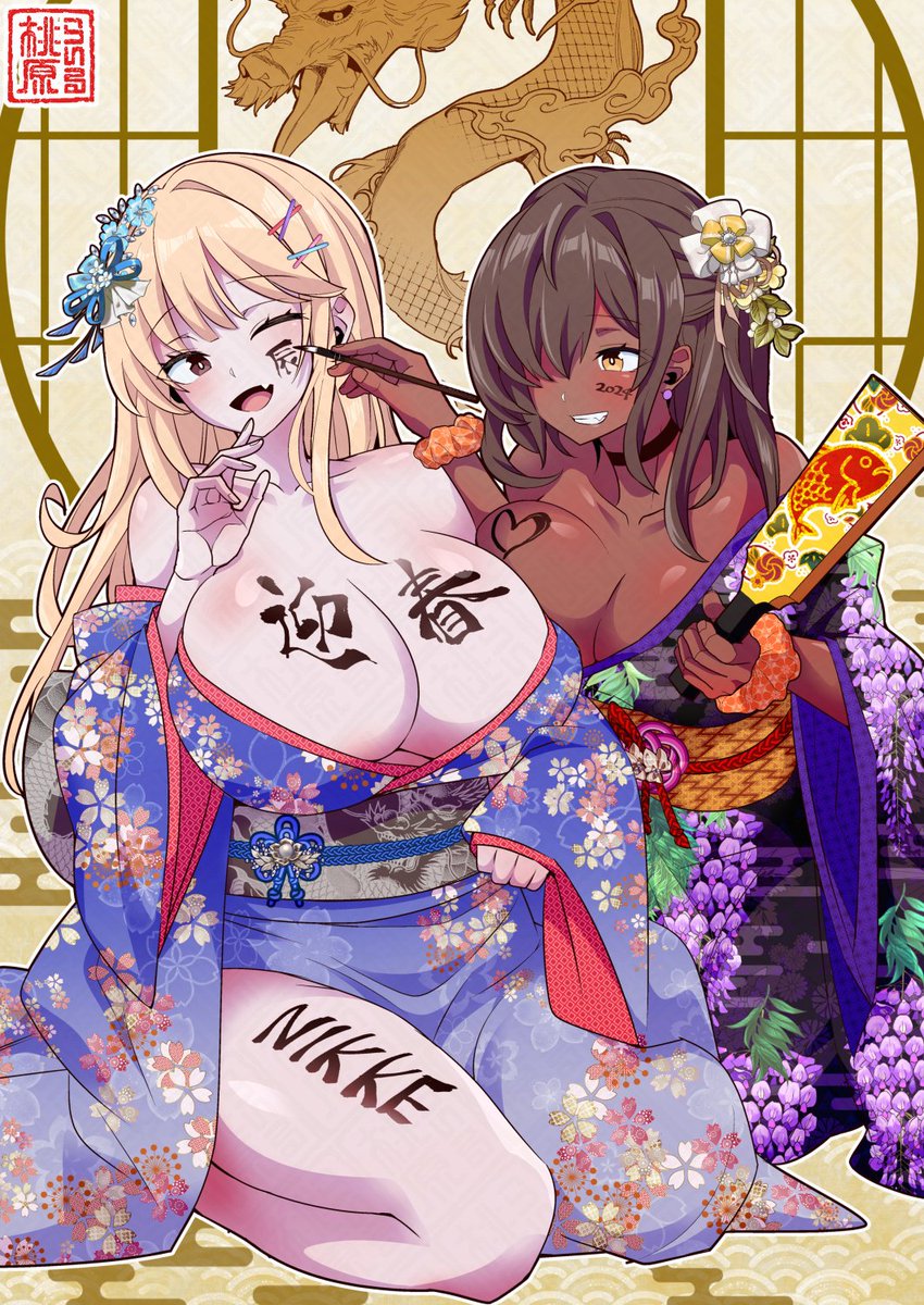 #褐色からしか得られない栄養があるので見た人も貼る 
メガニケ版～🍑🤩✨ 