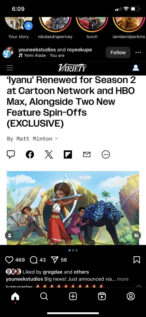 blvckvrt00's tweet photo. Yessir Iyana has been renewed for a season season with two spin-off in development https://t.co/ftHinzcKQw