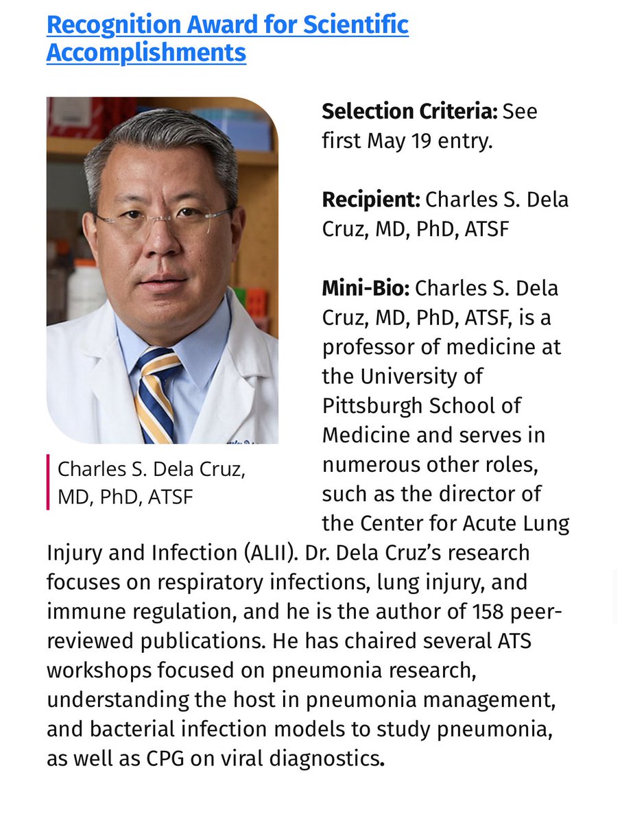 KaminskiMed's tweet photo. What an amazing class of Scientific Achievememt Awards Recipients at #ATS2025 - I wish I could be there to hear your amazing talks!
Congratulations Anne, Charles, Peter, Jason - I feel so fortunate to know all of you!!
#BestInResp
#ScienceMatters https://t.co/eQ70nxtLUC