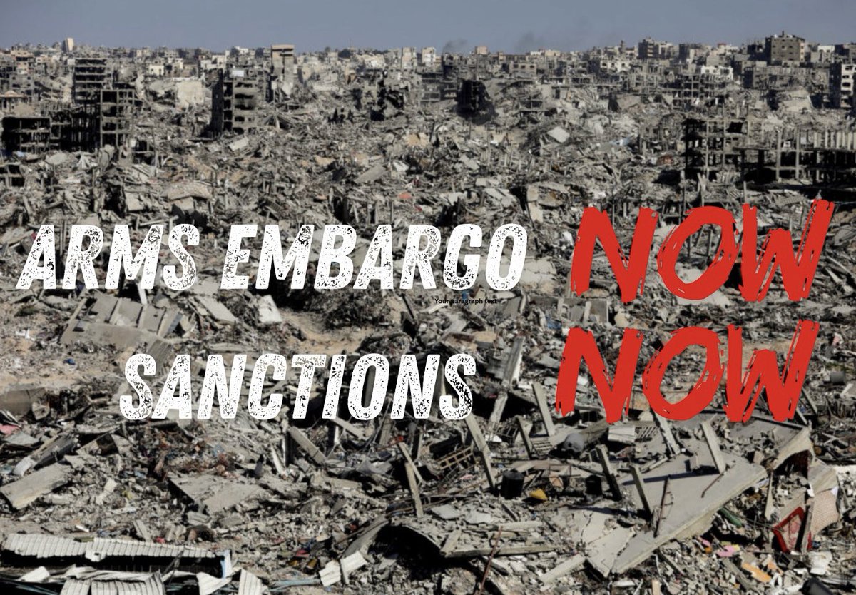 After 18 months of genocide 🇨🇦🇬🇧🇫🇷 say they “will not hesitate to take further action, including targeted sanctions”

Did you know that every F-35 dropping 2000 pound bombs on Gaza has essential parts made only in 🇨🇦?

🇨🇦 has hesitated for &gt;1.5yr

#ArmsEmbargoNOW
#SanctionsNOW