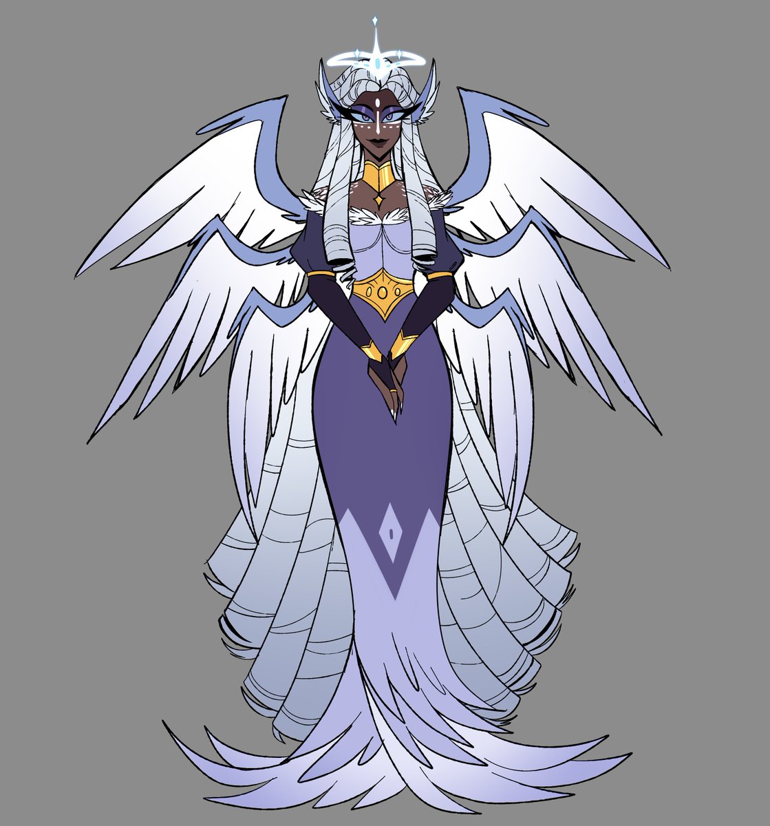 Sera Angelic Form wip #HazbinHotel #sera