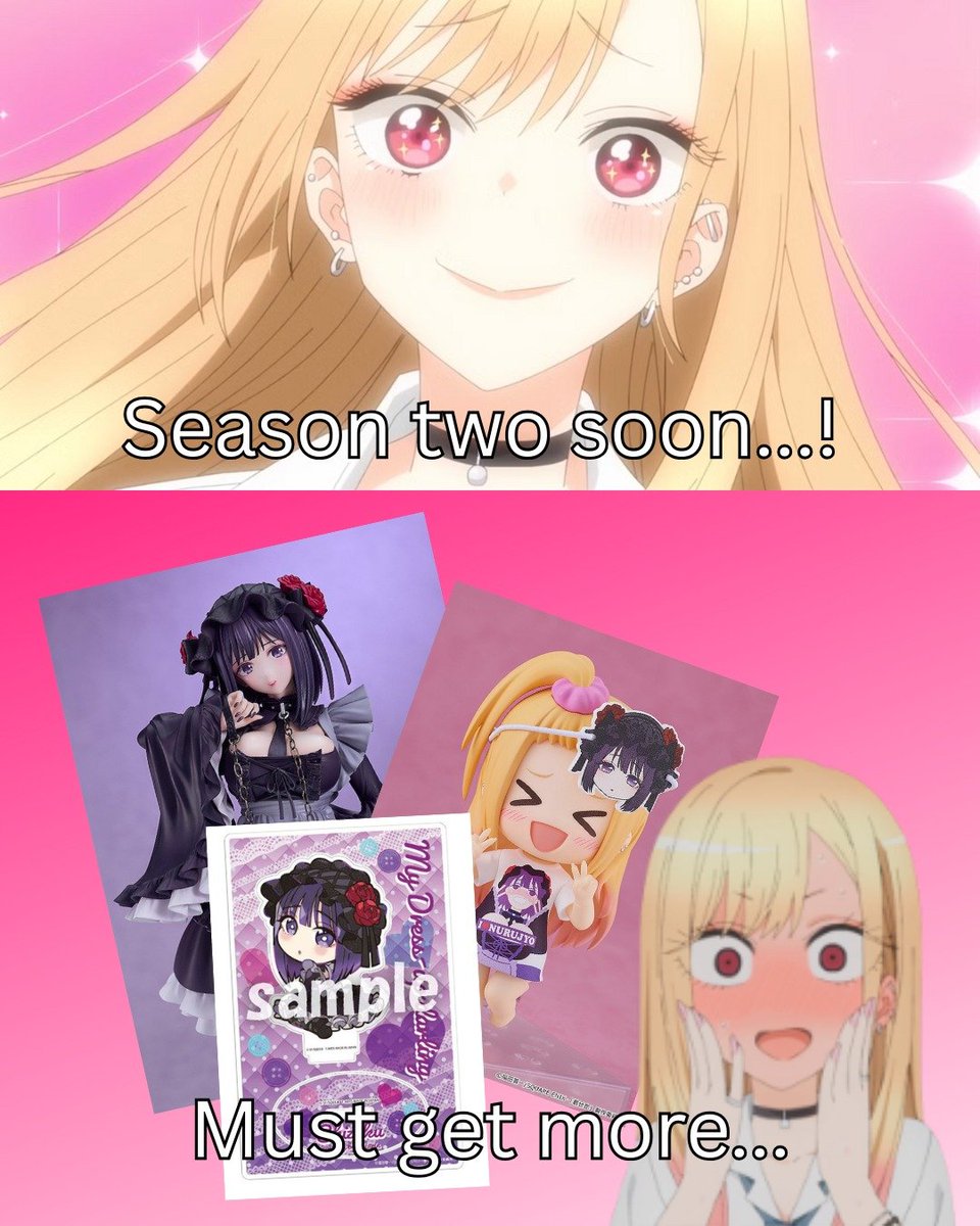 Ready to see Marin for season two soon?

Increase your collection like her with our range of My Dress Up Darling products available online and in-store!

tinyurl.com/CHDARLING