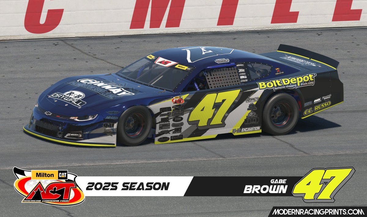 It's that time of year again - we're beginning to release our 2025 <a href="/ACTTour/">American-Canadian Tour</a> paint schemes for iRacing! We've started with 25(!) cars, including defending series champion Gabe Brown