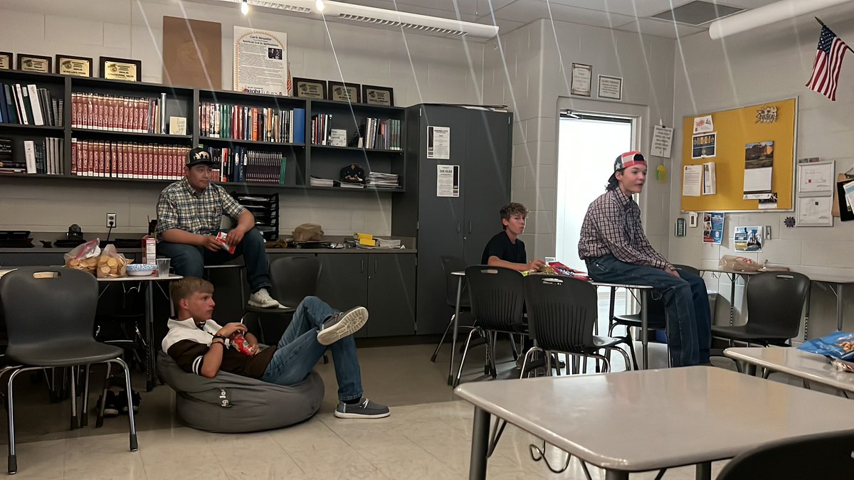 Sometimes? You just gotta take a break and have a movie party. 8 Seconds currently rolling. #ITeachGC #ITeachAg #WaitinOnLane