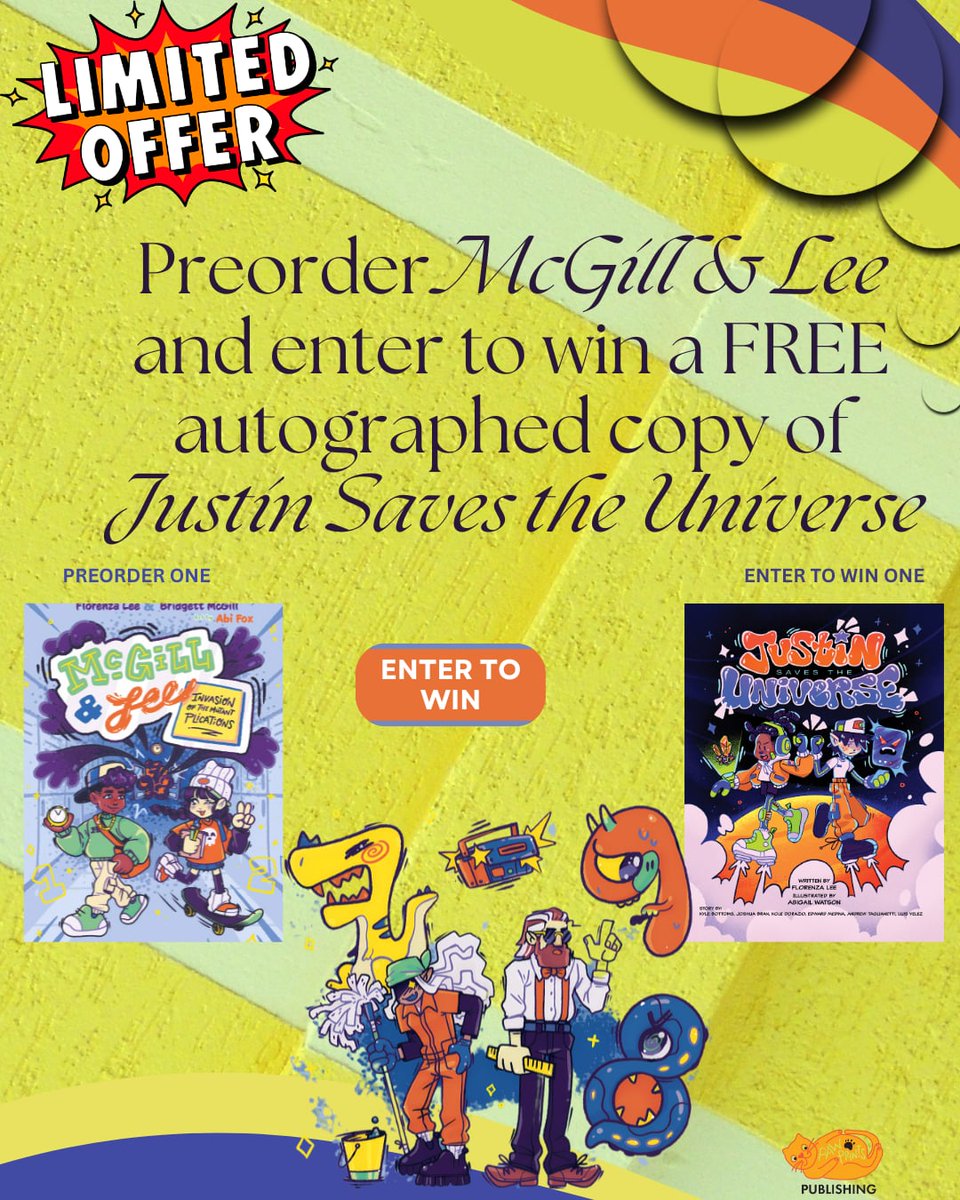 Florenza Denise Lee (@florenza_lee) on Twitter photo Email (contact@florenza.org), dm, or tag your screenshot and complete this form, form.jotform.com/251385109173153, for your chance to win a free autographed copy of Justin Saves the Universe!
#McGillandLee
#justinsavestheuniverse
#BooksbyFlorenza
#middlegradegraphicnovels
#florenzalee Email (contact@florenza.org), dm, or tag your screenshot and complete this form, form.jotform.com/251385109173153, for your chance to win a free autographed copy of Justin Saves the Universe!
#McGillandLee
#justinsavestheuniverse
#BooksbyFlorenza
#middlegradegraphicnovels
#florenzalee