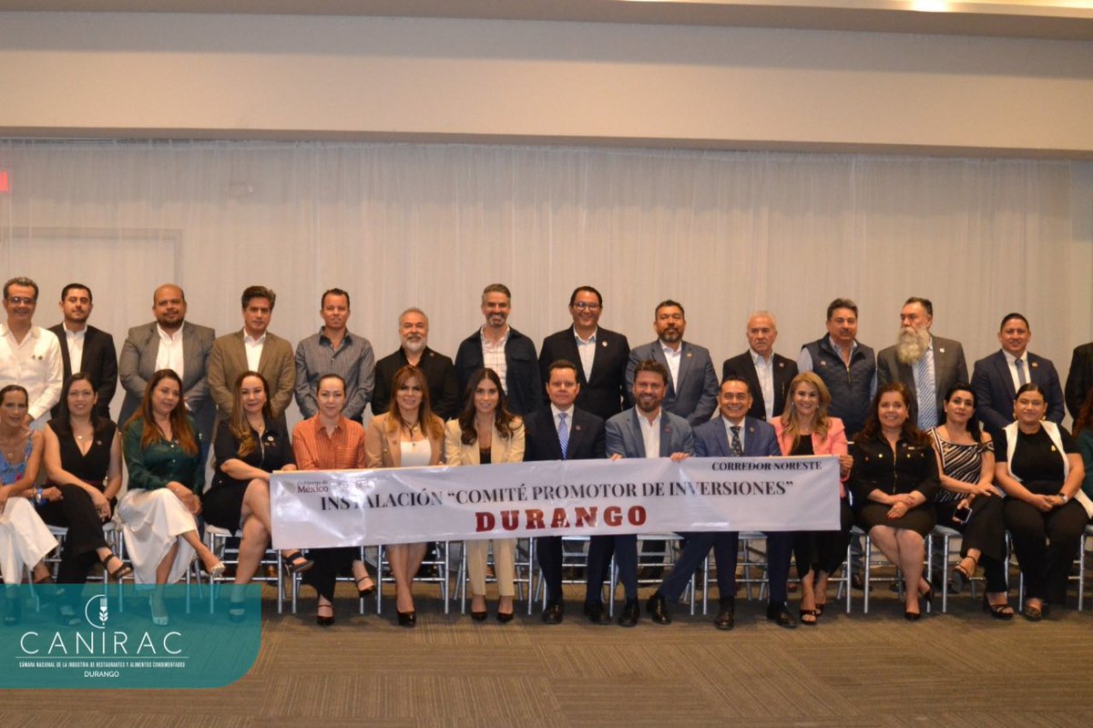CaniracDgo's tweet image. Presentes en el Encuentro de la Secretaría de Economía con Cámaras Empresariales, fortaleciendo la colaboración con el sector privado e impulsando el desarrollo de Durango a través de iniciativas como #HechoEnMéxico y los Corredores Económicos del Bienestar.