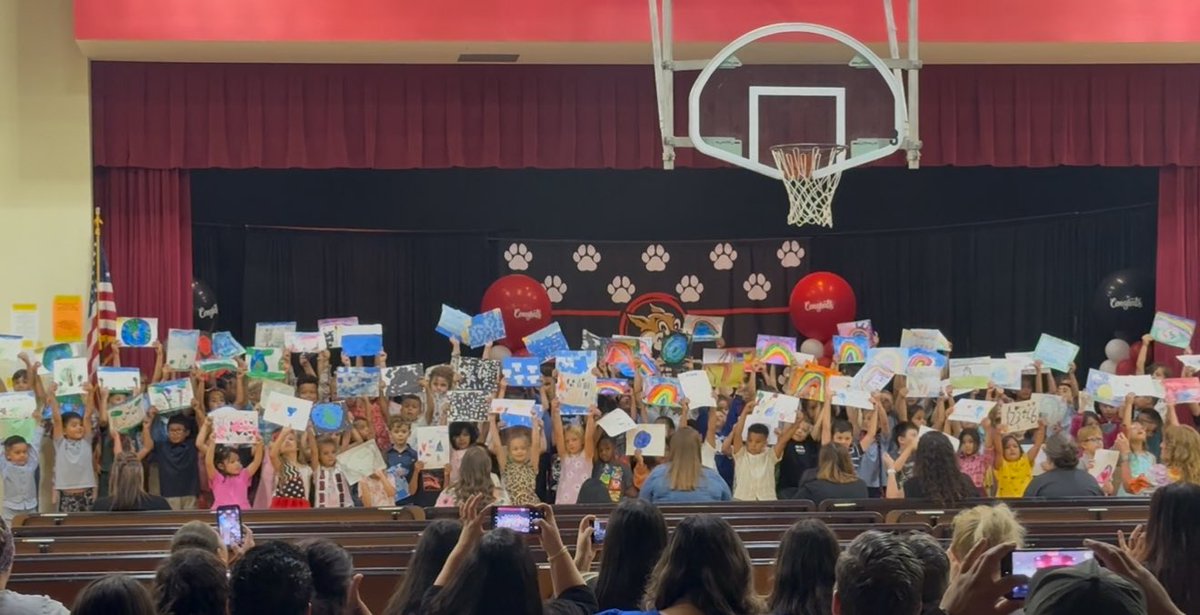 We celebrated Kinder - 4th grade today! 🎉 Congrats to our Wildcats for having an incredible year! 🐾 #todayincomal #GrowingGreatness #togetherwecultivate