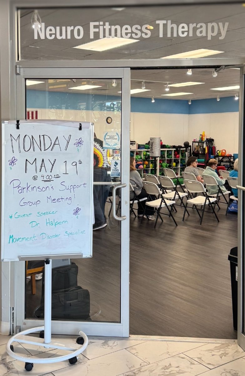 CaseyHalpern5's tweet image. I was great educating patients and their caregivers about Adaptive Deep Brain Stimulation (aDBS) and other Neurosurgical options for Parkinson’s at Neuro Fitness Therapy in Wilmington DE today. What an amazing center for physical therapy!
#aDBS
#DBS
#medtronicDBS
#PDtherapy