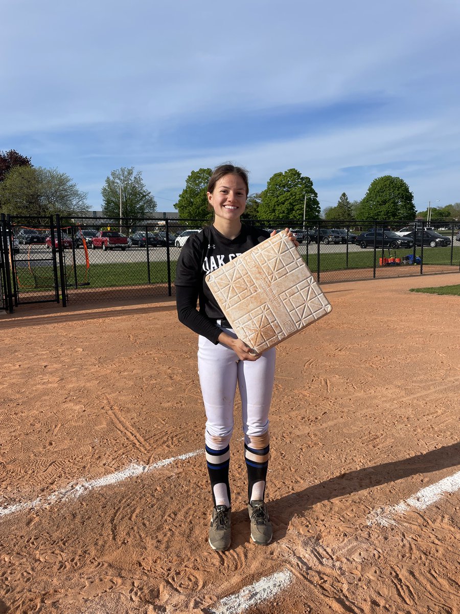 Oak Creek Softball (@knightsoftball) on Twitter photo Congrats to junior Rita Sippy on setting a new OC Softball season record for stolen bases with her 25th stolen base of the season, passing Julia Lampe who set the previous record of 24 in 2004. Rita now sits at 26 for the season. Way to go Rita!
<a href="/RitaSippy/">Rita Sippy</a> Congrats to junior Rita Sippy on setting a new OC Softball season record for stolen bases with her 25th stolen base of the season, passing Julia Lampe who set the previous record of 24 in 2004. Rita now sits at 26 for the season. Way to go Rita!
<a href="/RitaSippy/">Rita Sippy</a>
