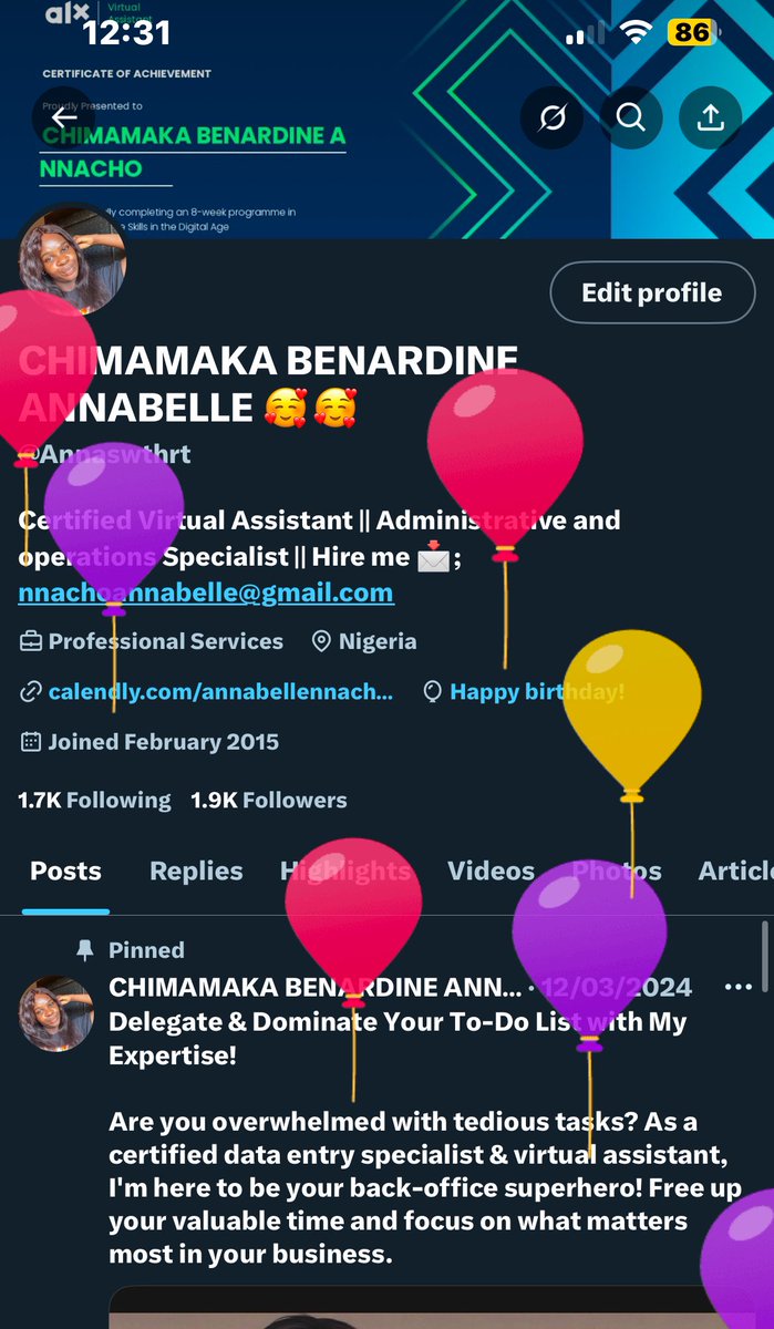 CHIMAMAKA BENARDINE ANNABELLE 🥰🥰 tweet media