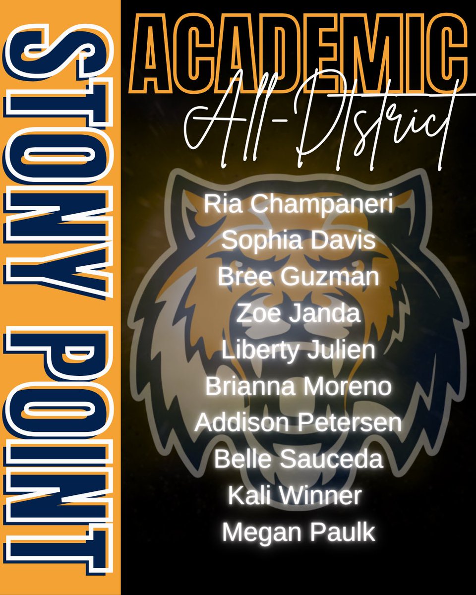 Working hard in the classroom and on the field! 

Congratulations to our academic all district athletes.