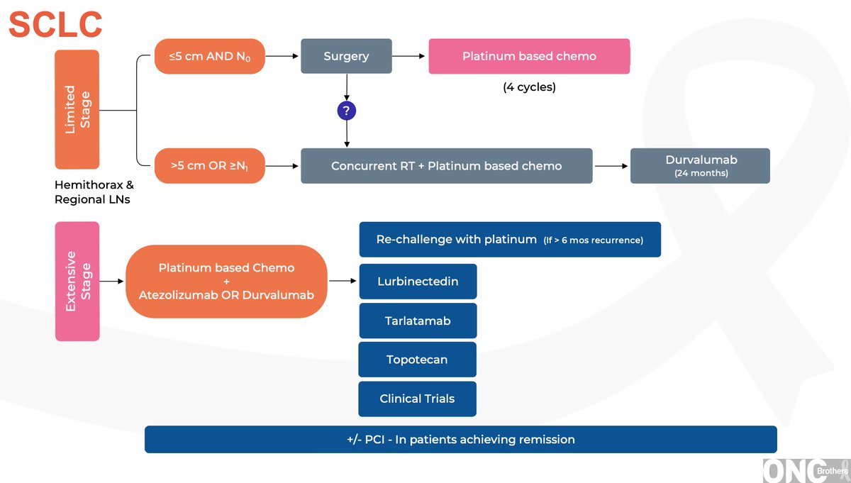 Oncology Brothers (@oncbrothers) on Twitter photo Treatment Algorithm: This is the algorithm we have used during our discussion w/ <a href="/LealTiciana/">Ticiana Batista (Leal)</a> for Small Cell #LungCancer
#OncTwitter #MedTwitter #lcsm Treatment Algorithm: This is the algorithm we have used during our discussion w/ <a href="/LealTiciana/">Ticiana Batista (Leal)</a> for Small Cell #LungCancer
#OncTwitter #MedTwitter #lcsm