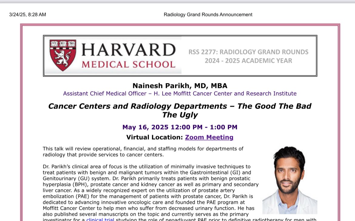 NaineshParikhMD's tweet image. thank you @BIDMCRad @BIDMCRad for having me for grand rounds! what an honor and what an excellent discussion!
