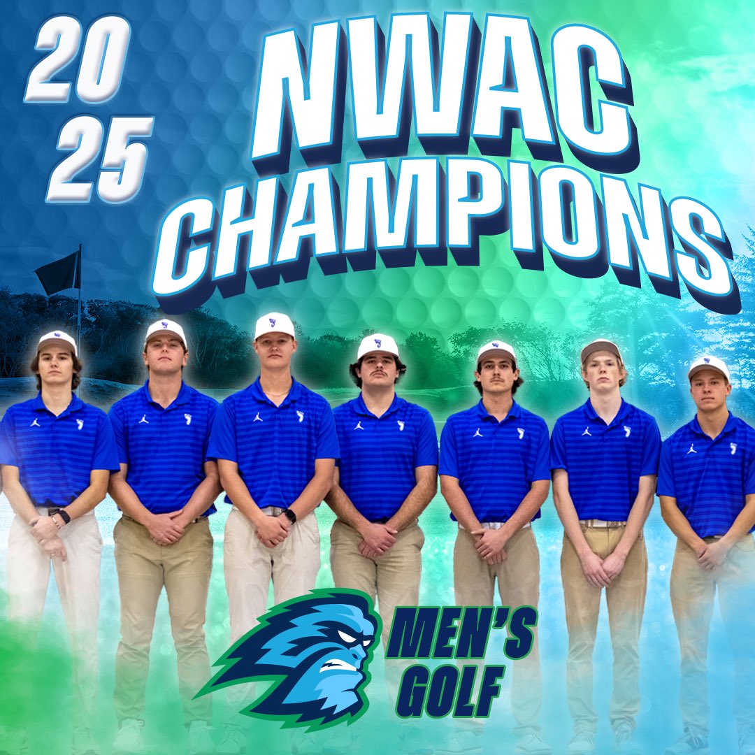 2025 NWAC MEN’S GOLF CHAMPIONS!⛳️🏆

#RollSquatch | #NWAC | #WeAreSpokane