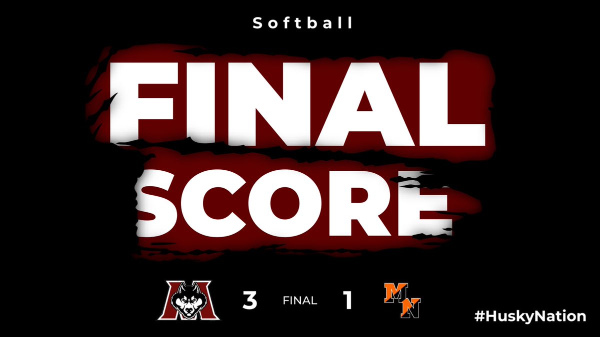 Softball earns the win over Middletown North today‼️