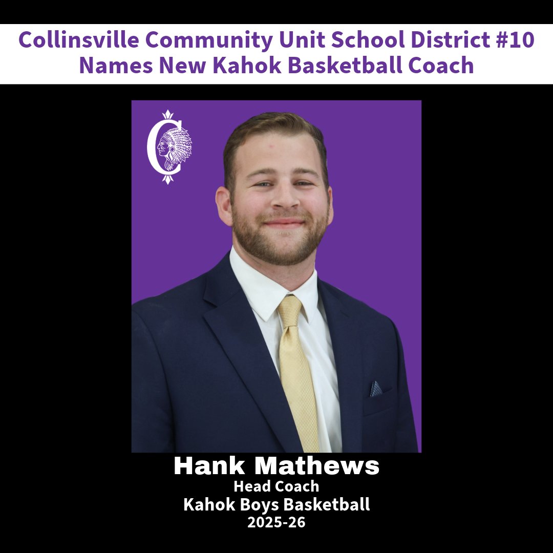 Collinsville CUSD10 (@cusd10) on Twitter photo Breaking News from CUSD 10: New Kahok Boys Basketball Head Coach Announced by Board of Education psqr.io/NJ2ASmlxlZ via <a href="/ParentSquare/">ParentSquare</a> Breaking News from CUSD 10: New Kahok Boys Basketball Head Coach Announced by Board of Education psqr.io/NJ2ASmlxlZ via <a href="/ParentSquare/">ParentSquare</a>